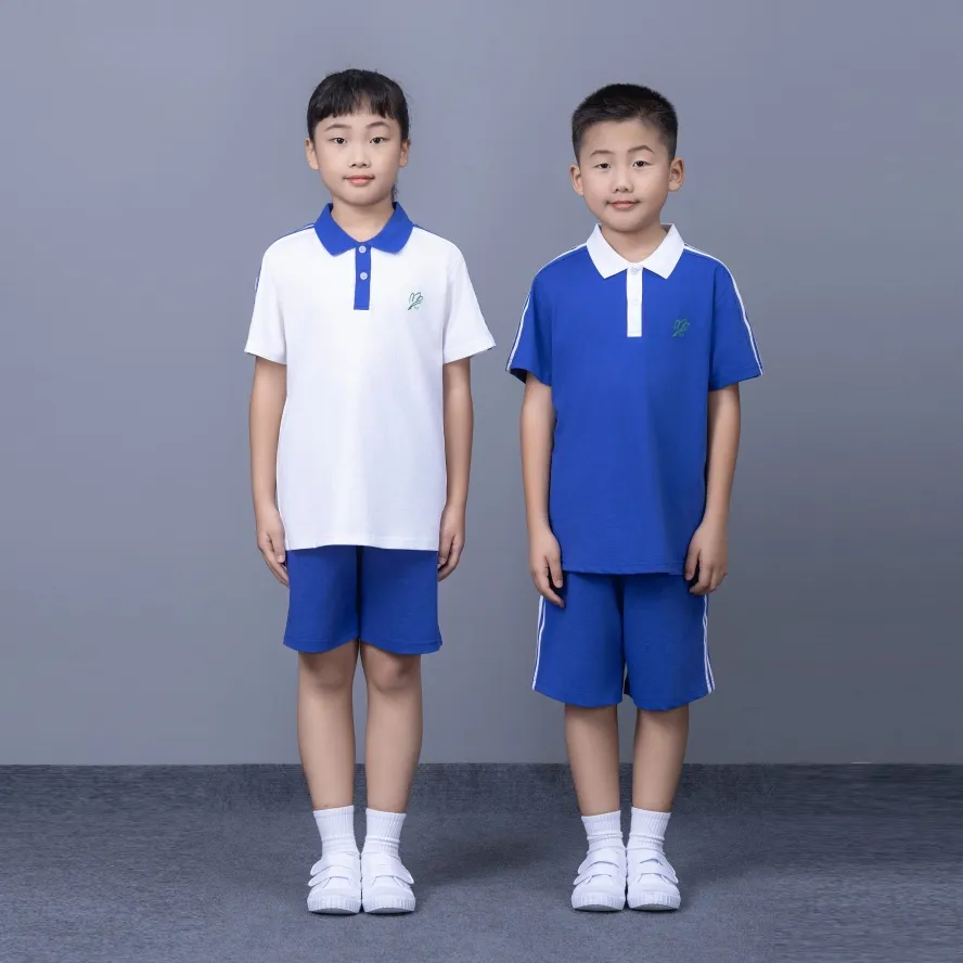Uniforme escolar unisex casual de marca propia para guardería - Detalle 1