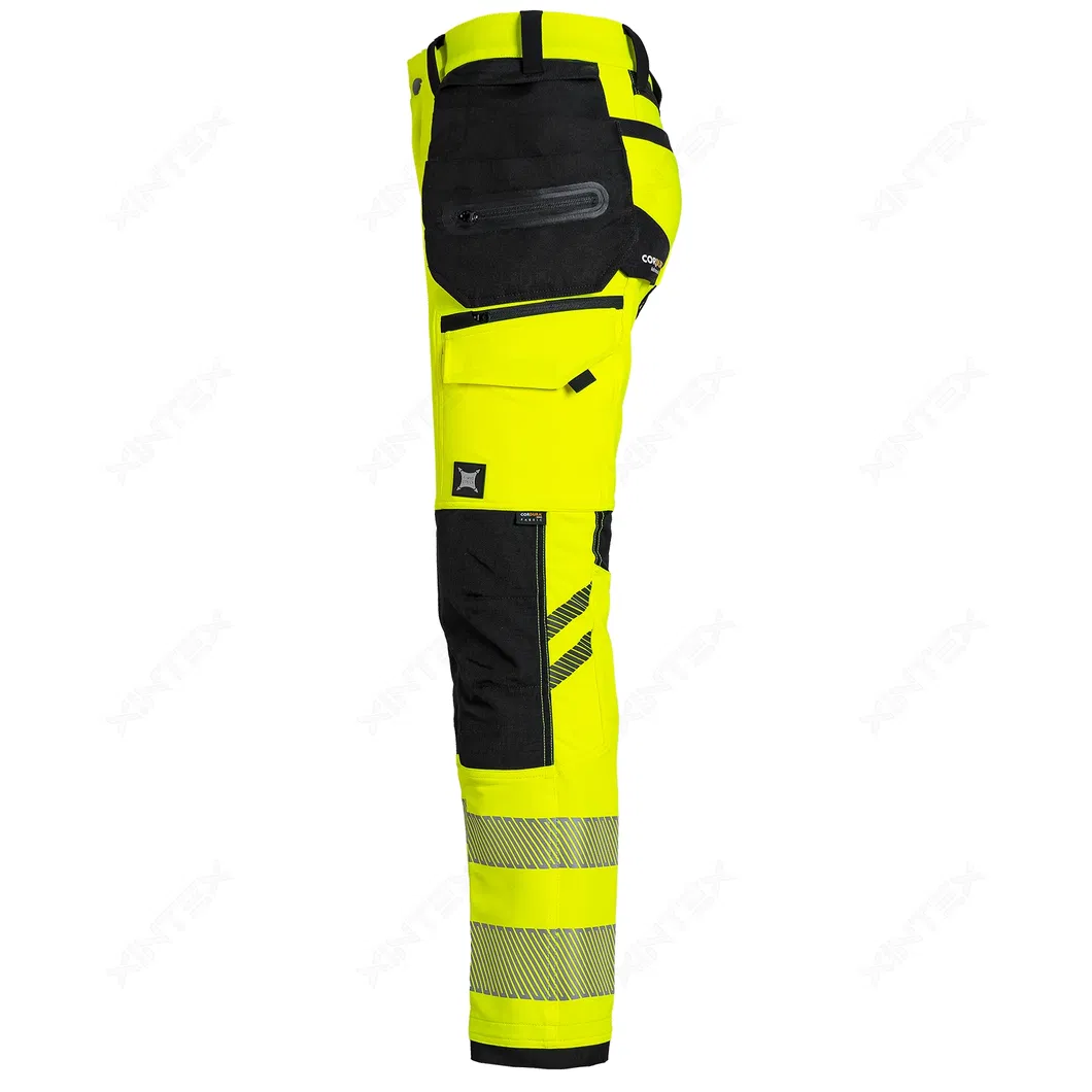 Pantalones de trabajo personalizables de alta visibilidad para uso industrial