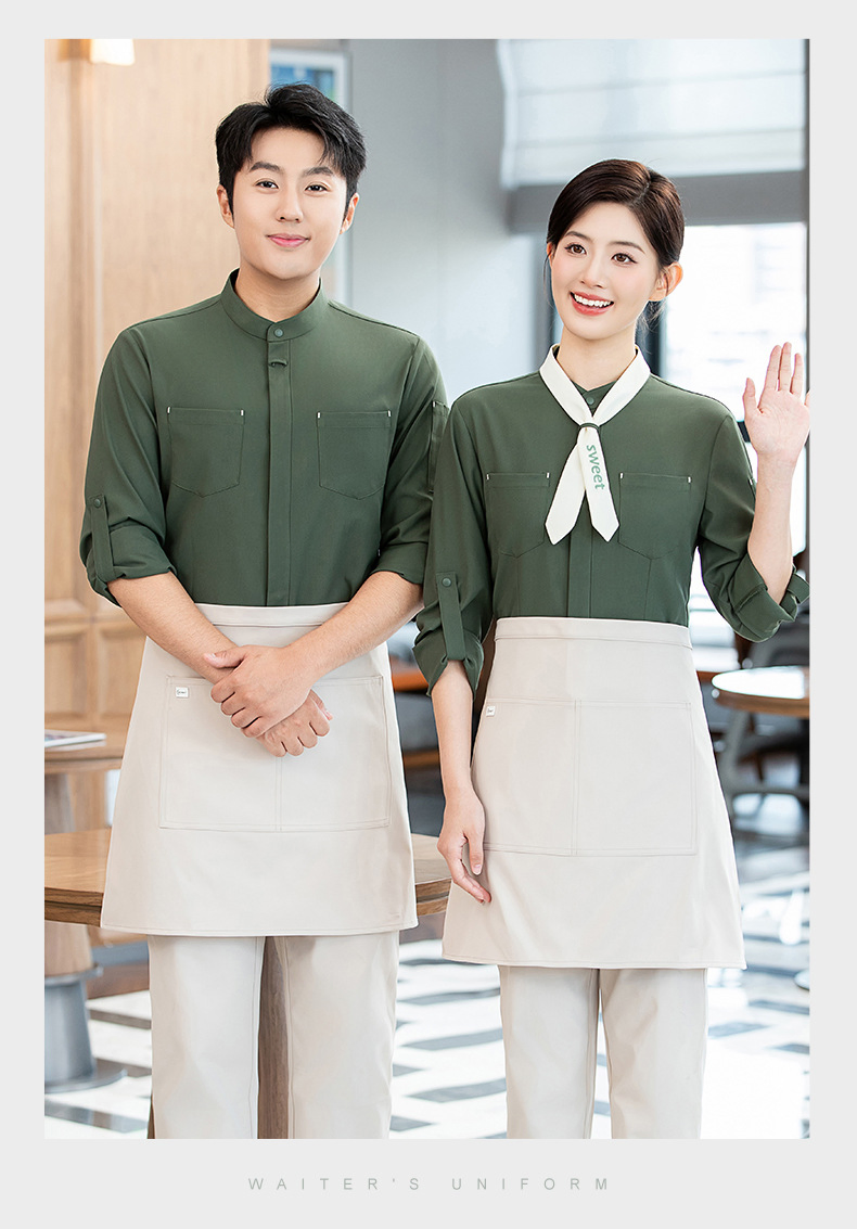 Ropa de trabajo elegante para ama de llaves, uniforme para gerente de cocina de hotel