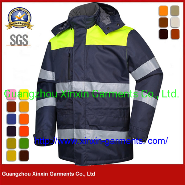 Hombres Ropa de Trabajo Industrial de Seguridad Reflectante para Invierno (W952)