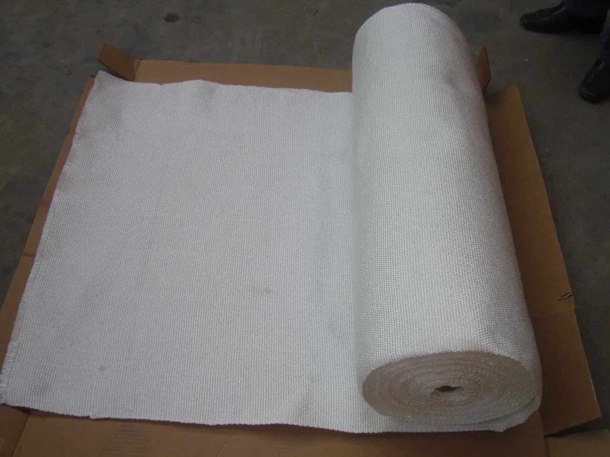 1260c 1430c High Temperature Fiber Glass Tape Rope Ceramic Fiber Cloth
