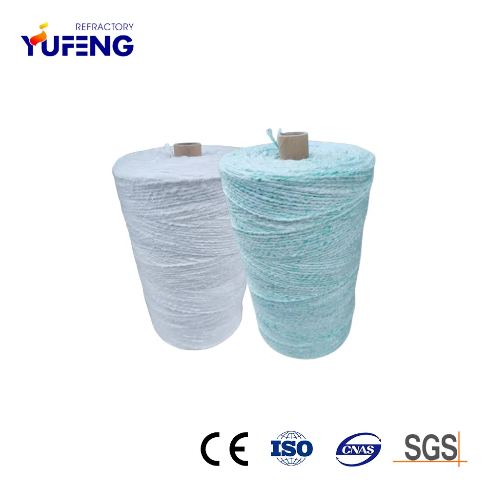 High Temperature Stability Bulk Bio Soluble Fiber Thermal Insulation Wool Yarn