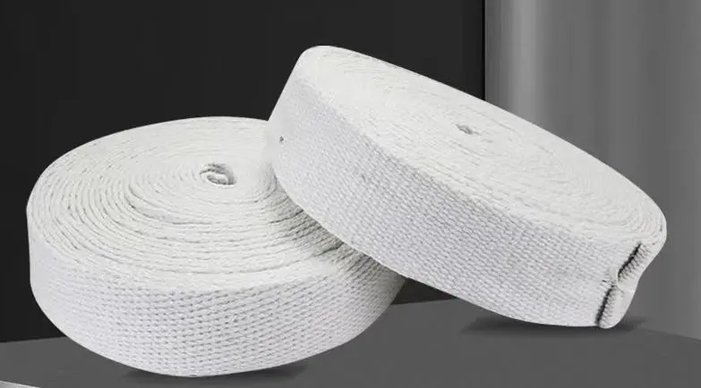 2 3 5mm Thickness Stainless Steel Reinforced Aluminum Silicate Ceramic Product Insulation Materials Ceramic Fiber Refractory Sealing Tape