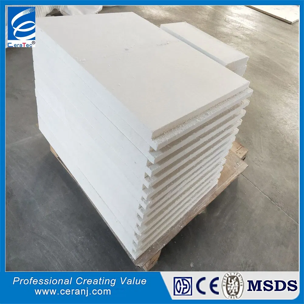 1260 Ceramic Fiber Board Insulation Material Fire Resistance