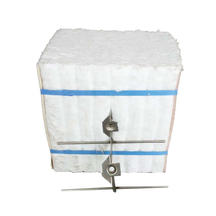 1260 1430 Heater Thermal Block Pad 300X300X200mm Fireproof Insulation Fibre Ceramic Coating Rigidizer Fiber Refractory Module for Fireplace with Fibre Cotton