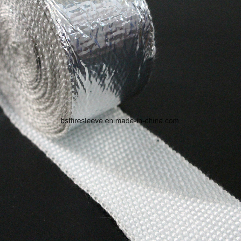 Vermiculite Wire Reinforced Glass Insert Drop Warp Pipe Protection Fireproof Heat Resistant High Temperature Ladder Insulation Webbing Woven Ceramic Fiber Tape