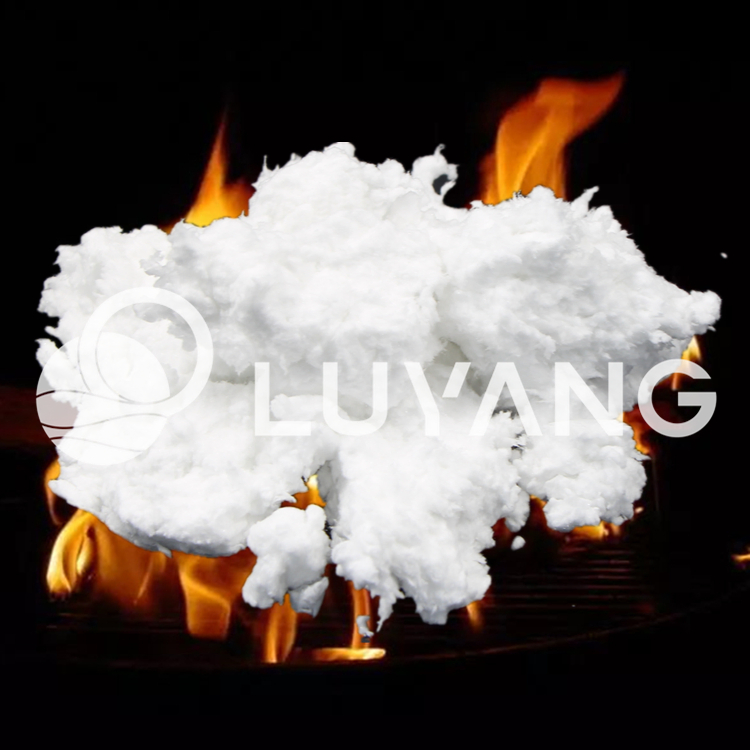 ODM China Al2O3 Luyangwool Carton/Bag/Pallet 10kg/20kg/50kg Cement 1800 C Ceramic Fiber Product Bulk