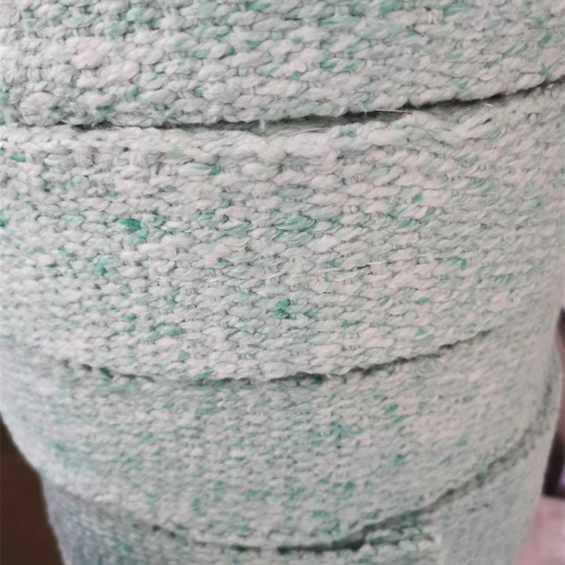 China Manufacturer Reinforced with Fiberglass Stainless Steel Wire Pipe Hose Protection Fireproof Heat Resistant High Temperature Insulation Ceramic Fiber Tape