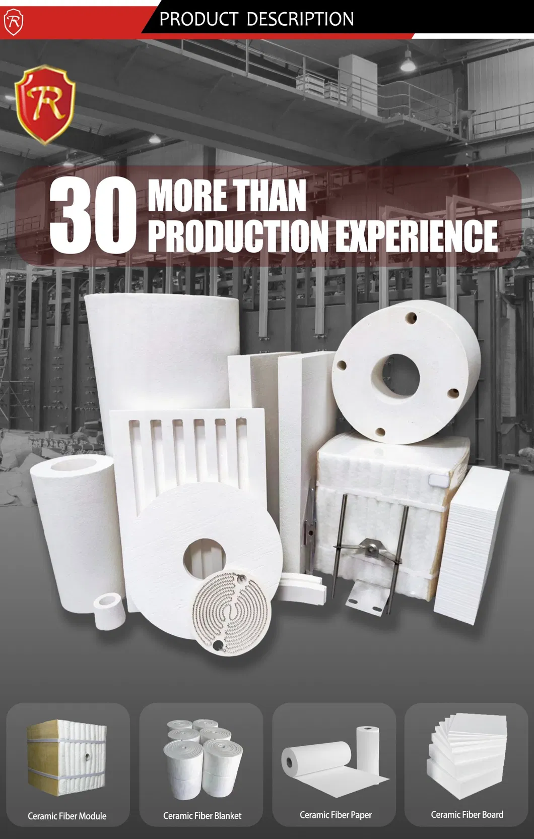 Ceramic Fiber Vacuum Formed Shape