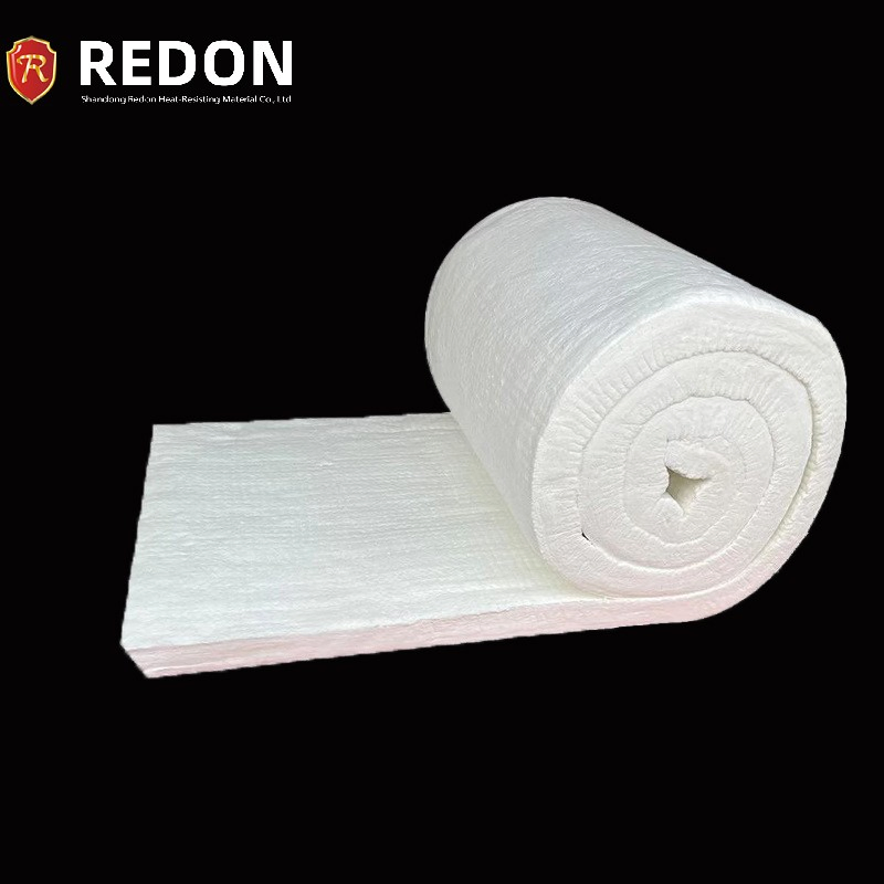 128kg/M3 Needled Blanket Insulation Ceramic Fiber Wool Fireproof Furnace Blanket for Kiln