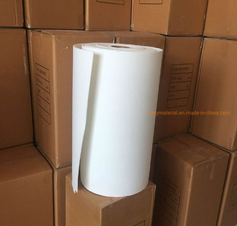 1-12mm Thickness Refractory Thermal Insulation Fibre Wool Cotton Ceramic Fiber Paper for Kiln Stove Furnace Sealing Fire Door