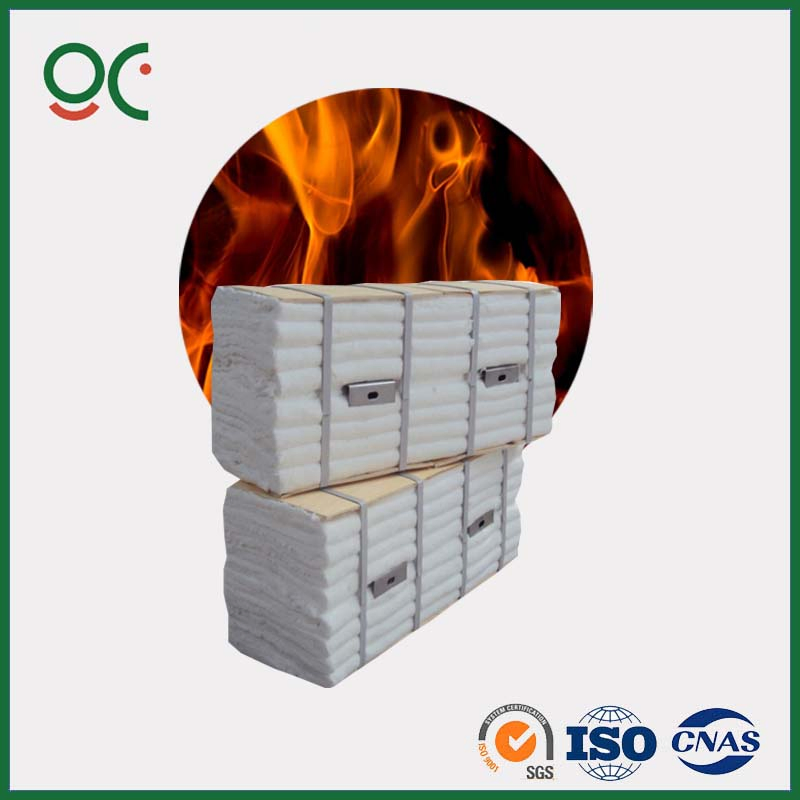 Factory Supply Refractory Ceramic Fibre Modules with Veneers Scrimmed Modules Tech Screw Fixings Convoluted &amp; Stack Bonded