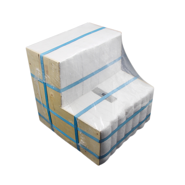 1260 1430 Heater Thermal Block Pad 300X300X200mm Fireproof Insulation Fibre Ceramic Coating Rigidizer Fiber Refractory Module for Fireplace with Fibre Cotton
