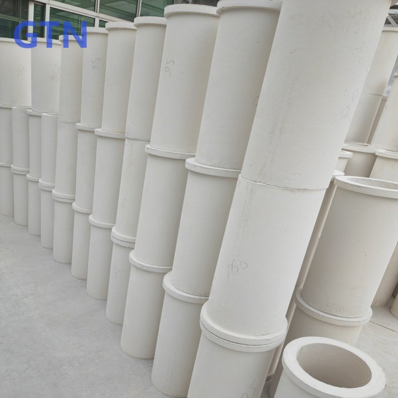 60% 95% 99% Al2O3 Alumina Ceramic Pipe Insulation Ceramic Fiber Tube