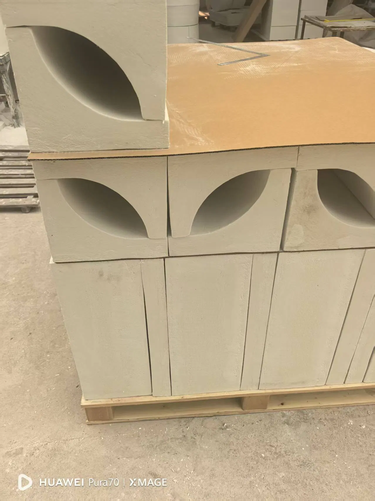 Refractory Launder Lining Ceramic Fiber Vacuum Formed