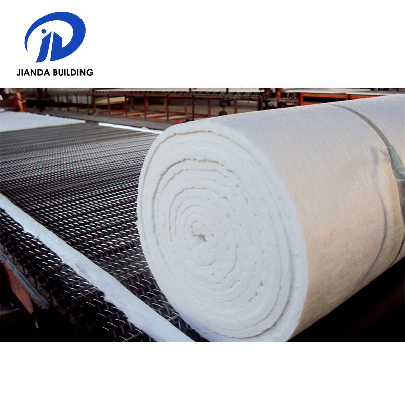 Jianda Refractory Material Insulation 1260 Ceramic Fiber Blanket for for Fireproof Coating
