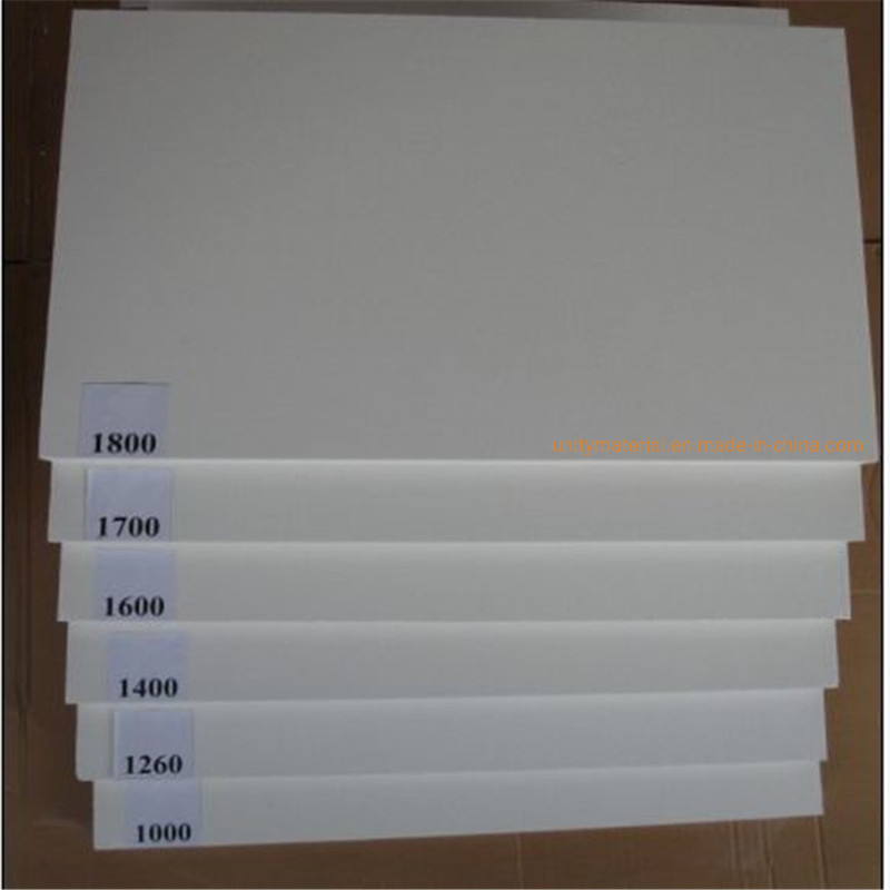 1000 1200 1300 1400 1600 1800 1900 High Temperature Heat Insulation Materials Heat Resistant Fibre Sheets Ceramic Fiber Board for Heating Furnace