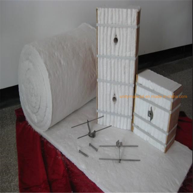 1300c HP Ha Hz Alumina Zircon High Temperature Thermal Heat Insulation Fibre Wool Block Ceramic Fiber Module for Kiln Heater for Burning Bricks