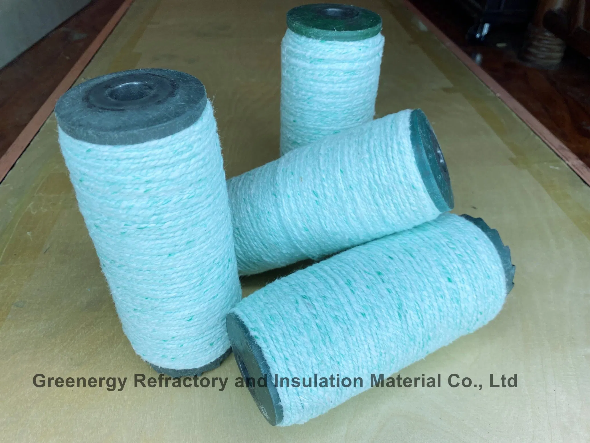 Greenergy Bio Soluble Fibre Wool Mineral Yarn with Ss Bio Soluble Fiber Yarn