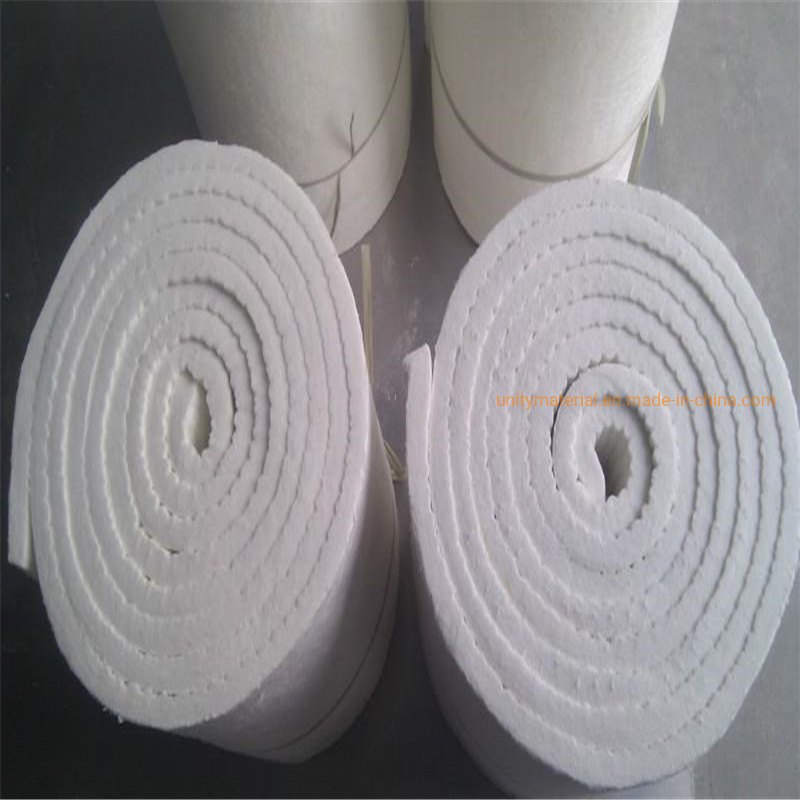 1600 C Polycrystalline High Temperature Refractory Industry Heat Proof Alumina Thermal Insulation Materials Ceramic Fiber Blanket for Ceramic Muffle Furnace