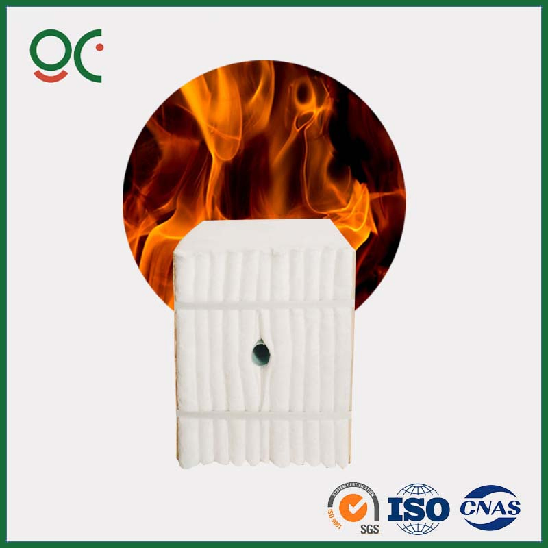 Factory Supply Refractory Ceramic Fibre Modules with Veneers Scrimmed Modules Tech Screw Fixings Convoluted &amp; Stack Bonded