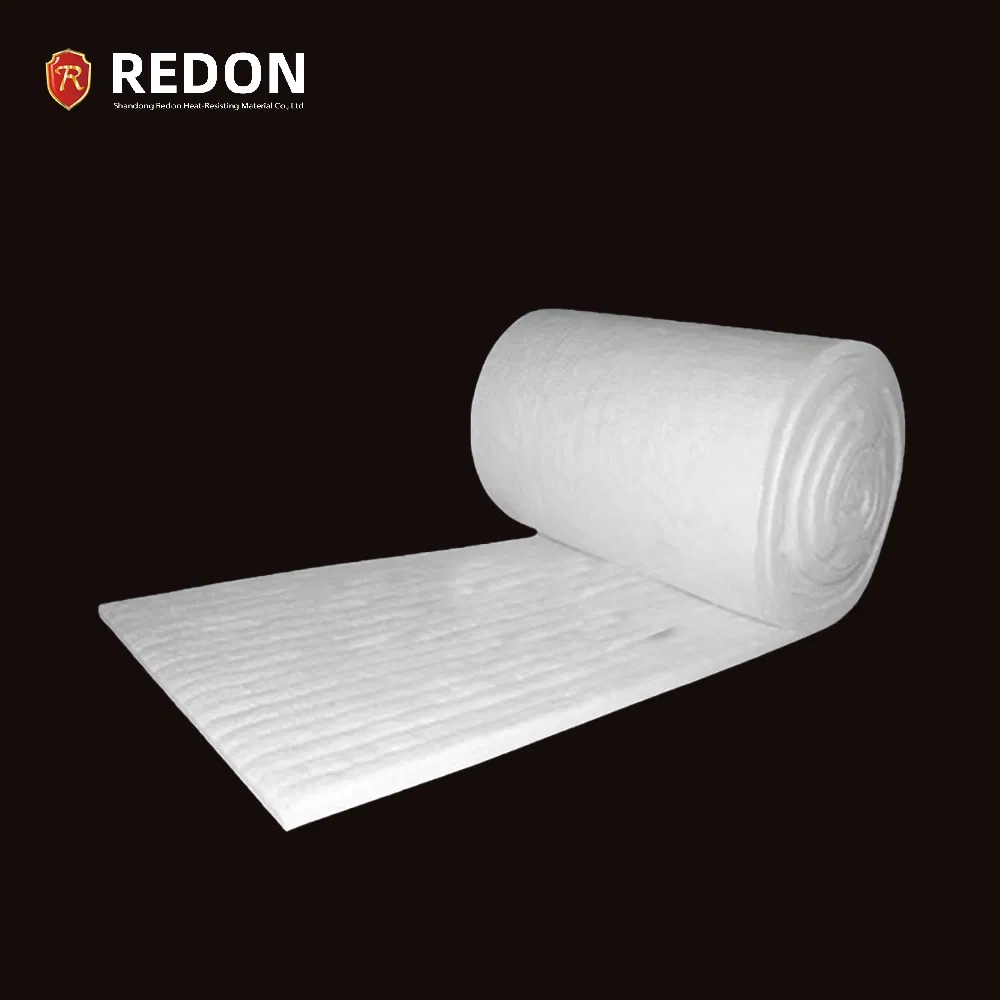 128kg/M3 Needled Blanket Insulation Ceramic Fiber Wool Fireproof Furnace Blanket for Kiln