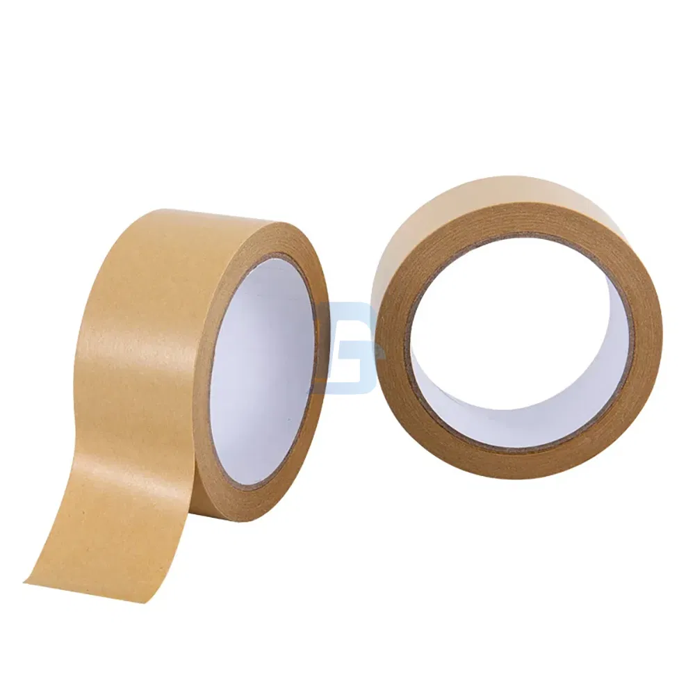 Eco-Friendly Printed Writable Single Sided Self Adhesive Tape Kraft Paper Tape