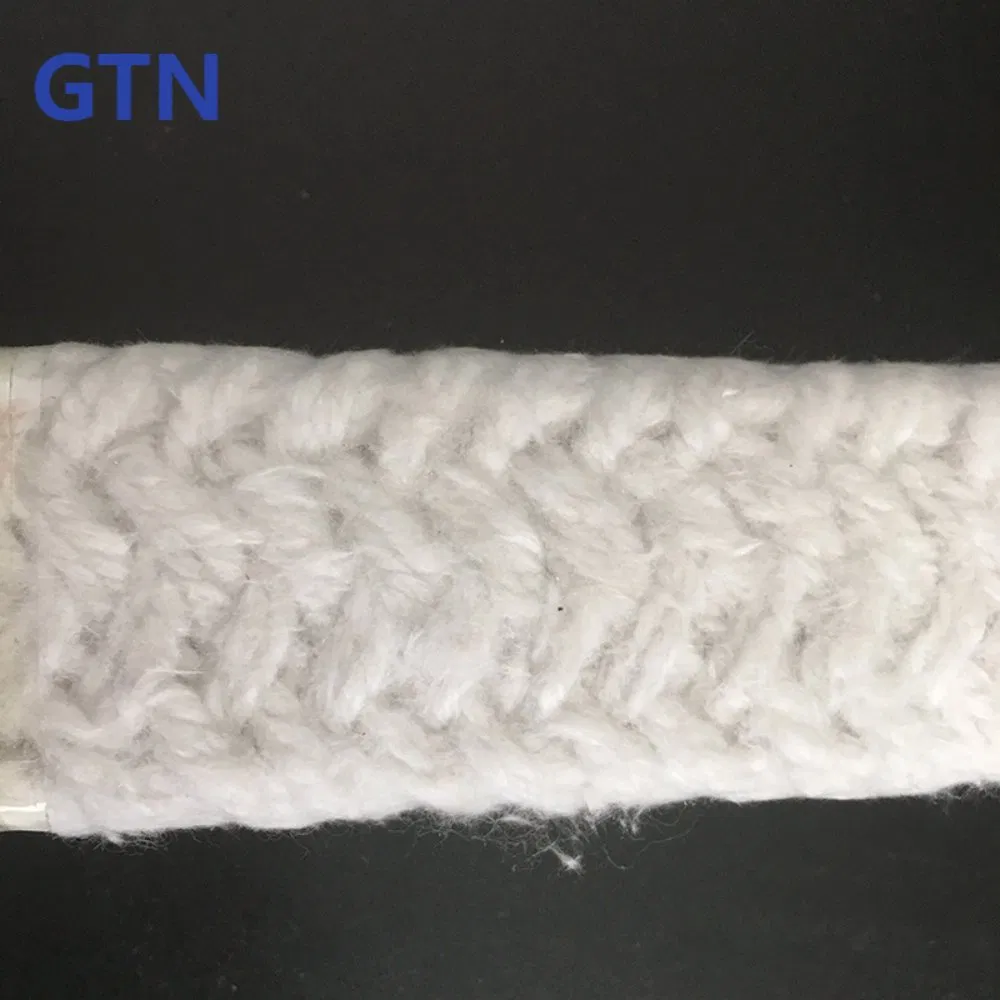 High Temperature Ceramic Fiber Round Braided Rope for Thermal Insulation Cloth/Tape/Rope/Yarn of Thermal Radiation Shielding