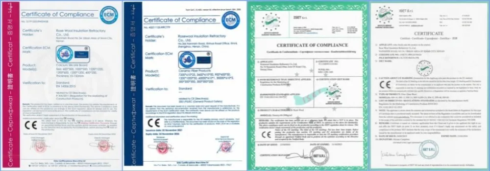 Product Certificates
