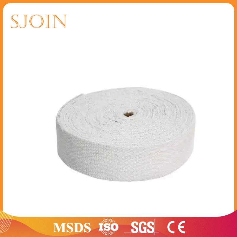 2 3 5mm Thickness Stainless Steel Reinforced Aluminum Silicate Ceramic Product Insulation Materials Ceramic Fiber Refractory Sealing Tape