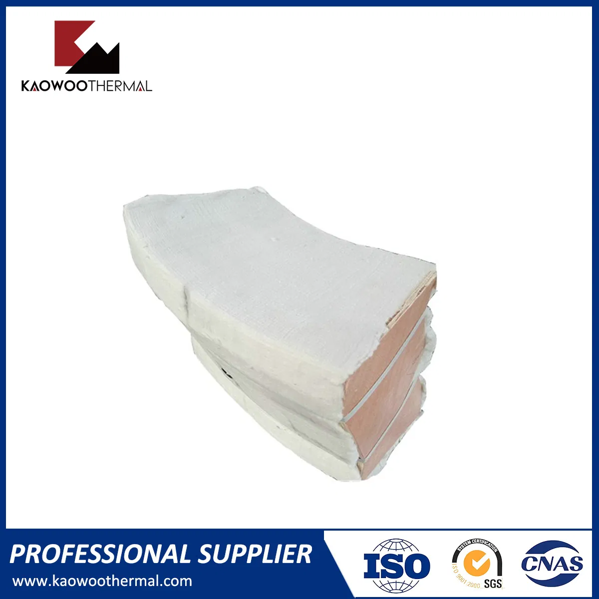 High Pure Folded Alumina Silicate Blocks Ceramic Fibre Profiled Modules