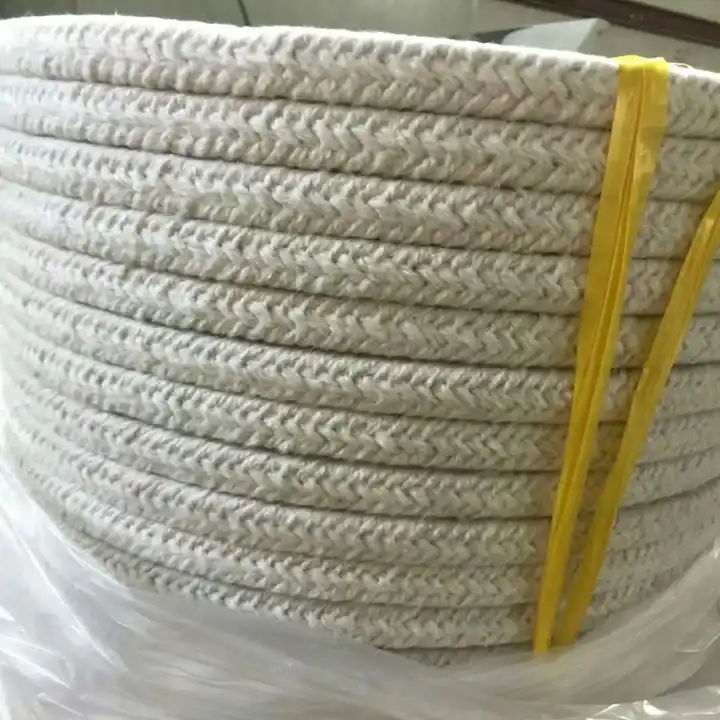 1260c Ceramic Fiber Fibre Insulation Furnace Door Seal Gasket Aluminum Woven Rope