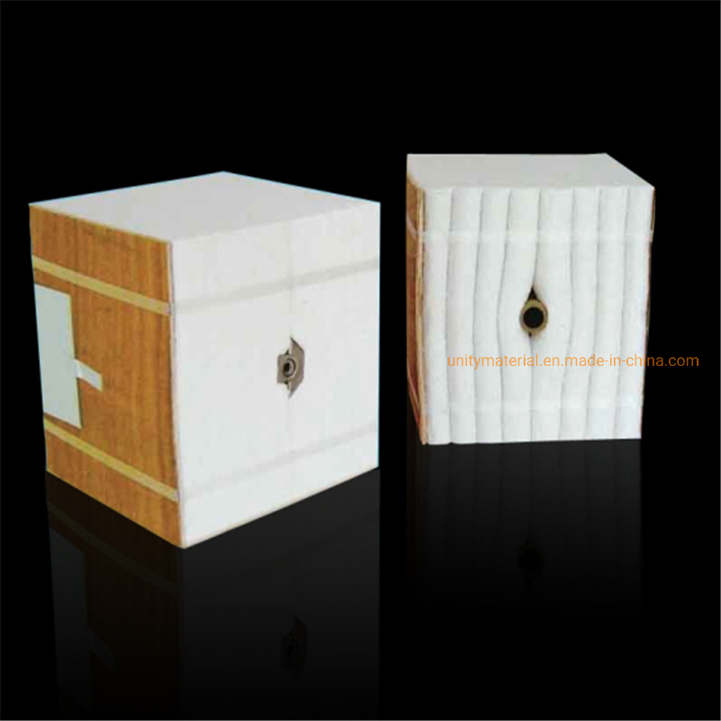 1260c St HP High Purity 1430c Aluminate Alumina Silicate Thermal Insulation Material Fibre Wool Blocks Ceramic Fibre Module with Anchors Hardware