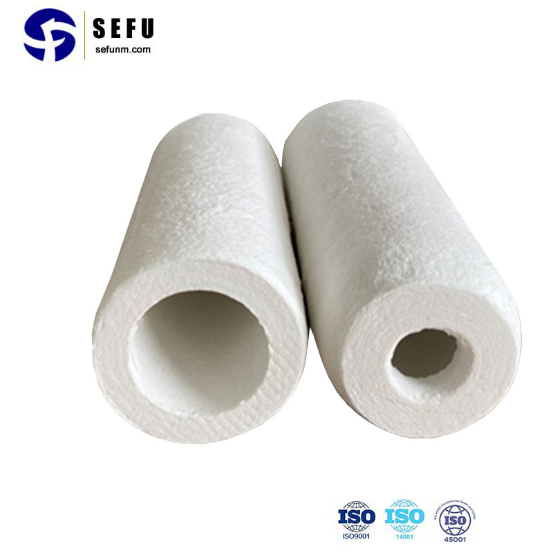 Insulation Ceramic Fibre Supply Refractory Aluminum Silicate Fiber Sleeve Tubes for High-Temperature Furnace Oven Stove
