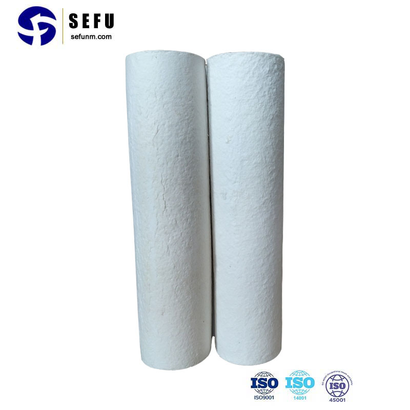 Sefu China Ceramic Fiber Manufacturing Vacuum Formed Shapes Insulation Sleeve Tube