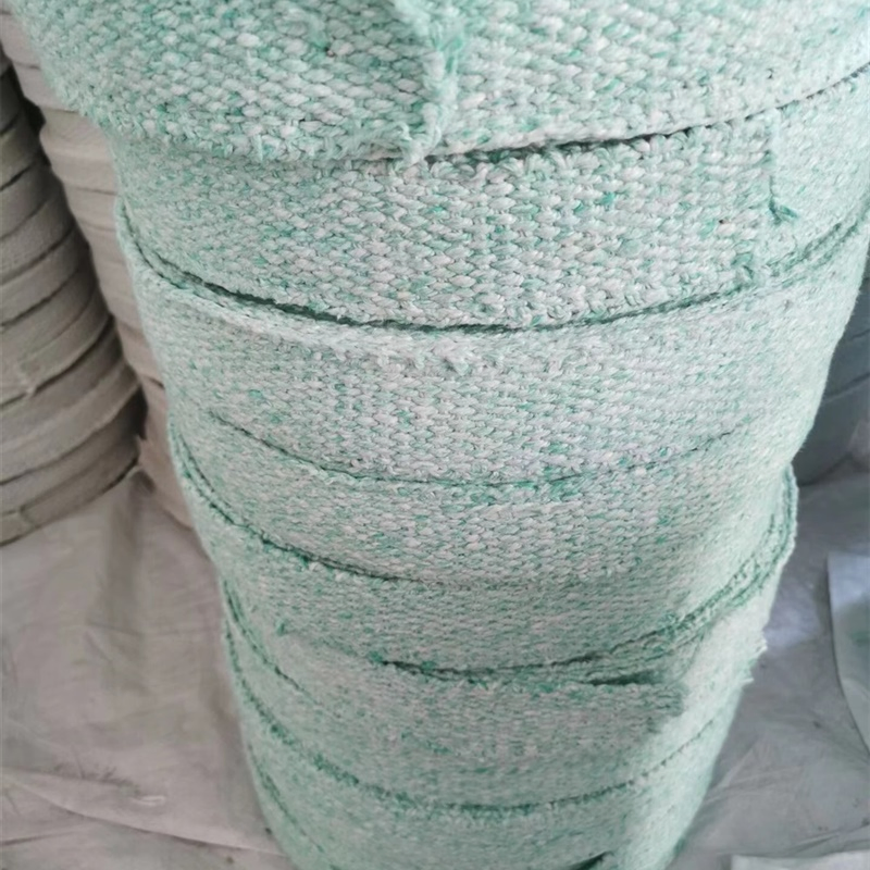 Refractory Fibre Mineral Wool Textiles High Temperature Thermal Insulation Heat Resistant Seal Sj-Tape Ceramic Product Ceramic Fiber Tape