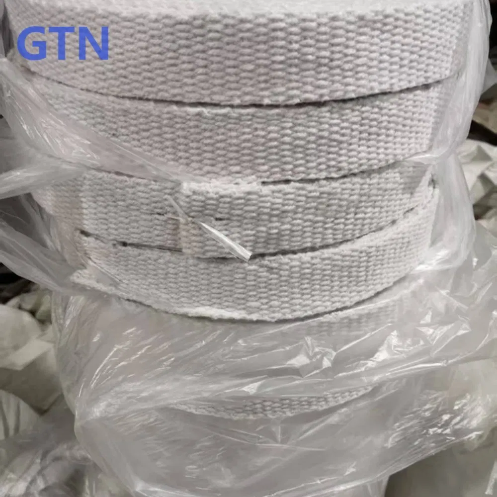 High Temperature Ceramic Fiber Round Braided Rope for Thermal Insulation Cloth/Tape/Rope/Yarn of Thermal Radiation Shielding