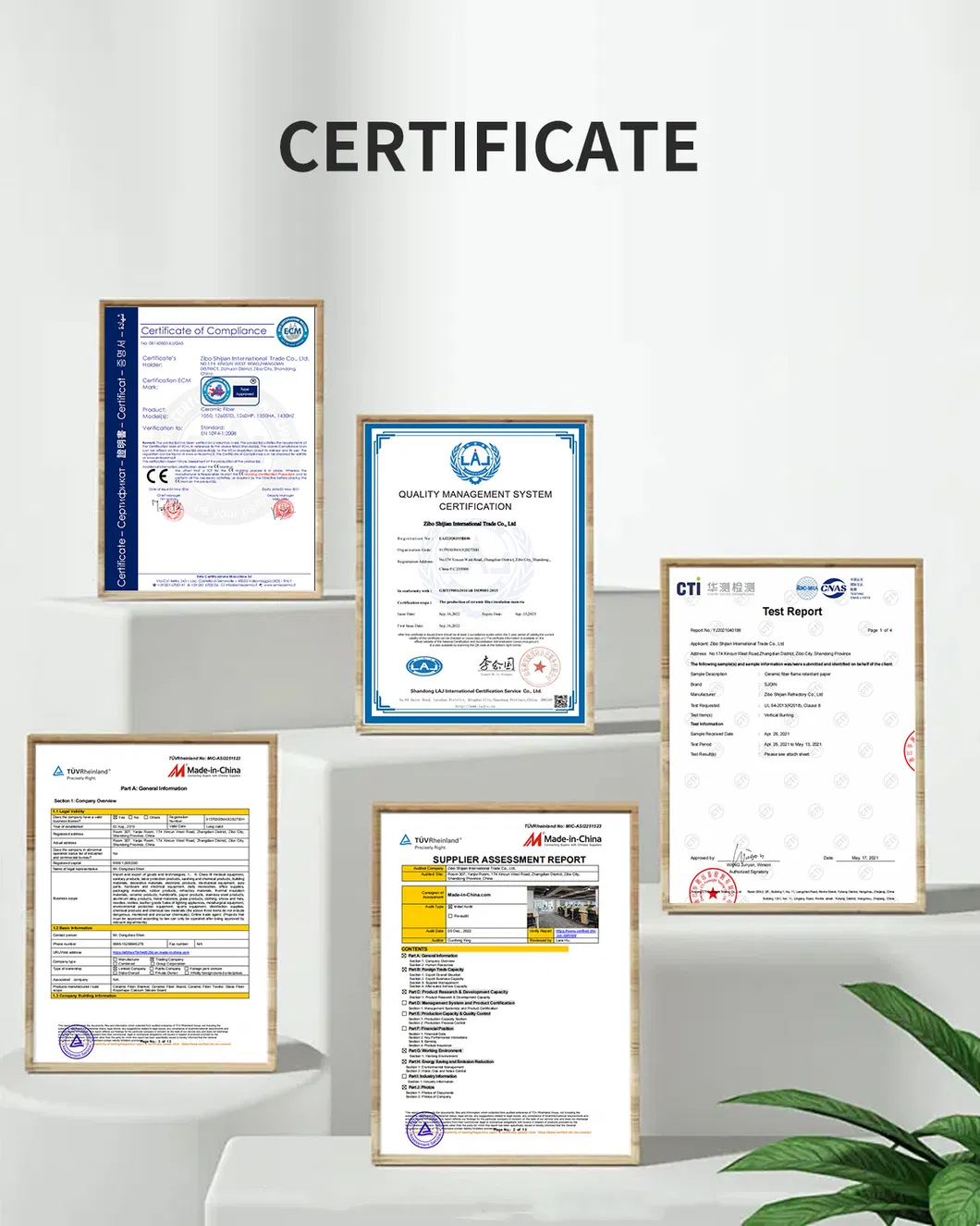 Certifications