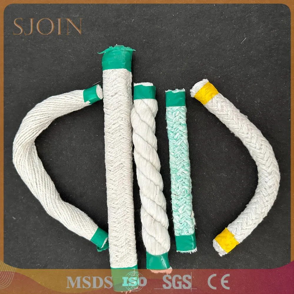 Heat Insulation Mineral Wool Fibre Thermal Resistant Ceramic Fiber Sealing Fireproof Rug Materials Square Rope