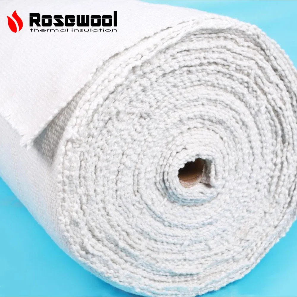 Factory-Direct Supply 500± 15 Kg/M³ 1.5-6mm Thermal Insulation Material Ceramic Fiber Gasket Ceramic Fiber Cloth