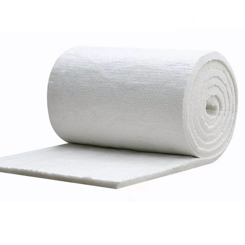 Light Weight Heating Resistant White Fire Proof Felt Needling Aluminum Silicate Fireproof Energy Saving Refractory Thermal Insulation Ceramic Fiber Blanket