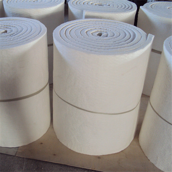 Ceramic Wool Sponge 96 128 Kg/M3 Density 25 50 mm Thick Thermal Insulation Material 1260 Fiber Wool Ceramic Fibre Blanket