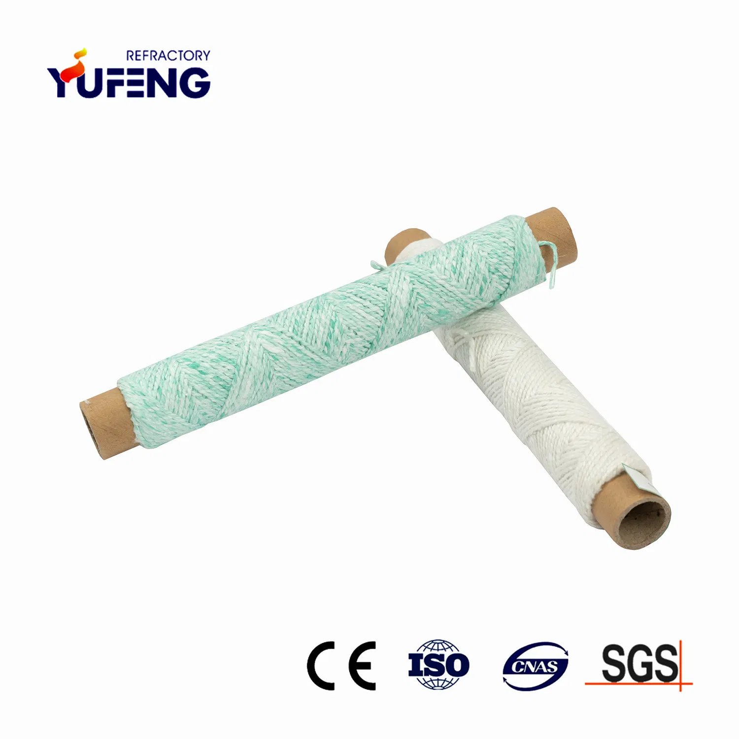 Soft Textile Materials Bio Soluble Fiber Yarn for High Temperature Insulation