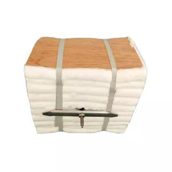 1000c 1100c 1200c 1300c Refractory Heat Proof Fibre Wool Cotton Blocks Thermal Insulation Ceramic Fiber Module for Wood Fired Pizza Oven