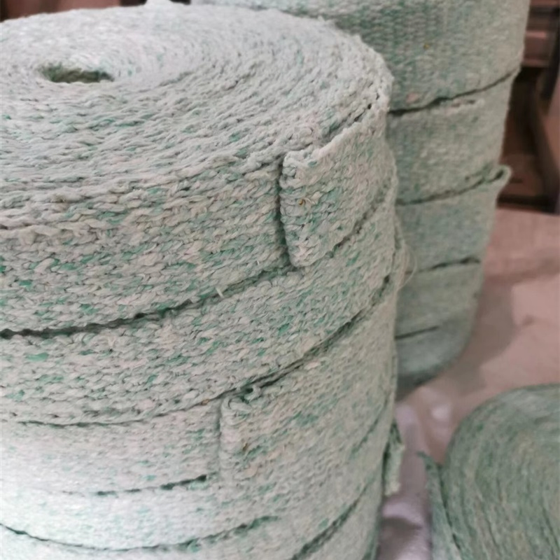 China Manufacturer Reinforced with Fiberglass Stainless Steel Wire Pipe Hose Protection Fireproof Heat Resistant High Temperature Insulation Ceramic Fiber Tape