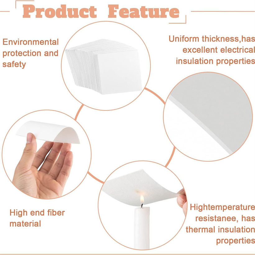 Microwave Ceramic Fiber Paper Hot Melt Kiln Paper for Glass Fusing