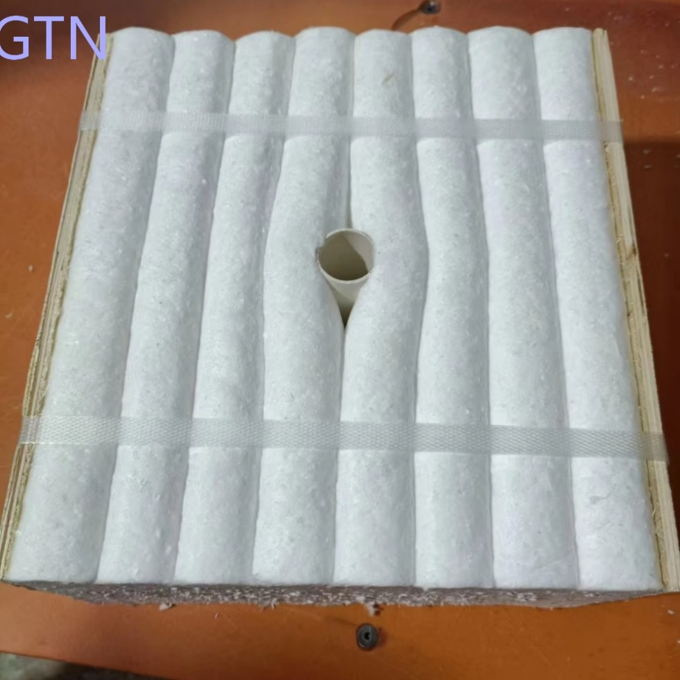 High Temperature Ceramic Fiber Modular Vacuum Formed 1400 Degree Alumina Fiber Insulation Blanket Module