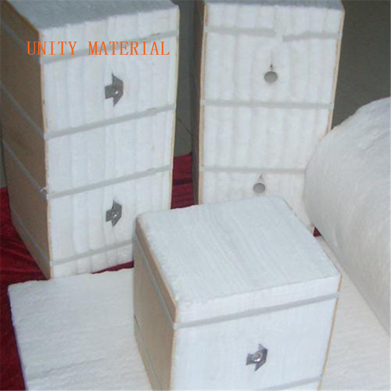 Refractory Ceramic Fiber Module Building Material 1200c Refractory Heat Proof Fibre Wool Cotton Blocks