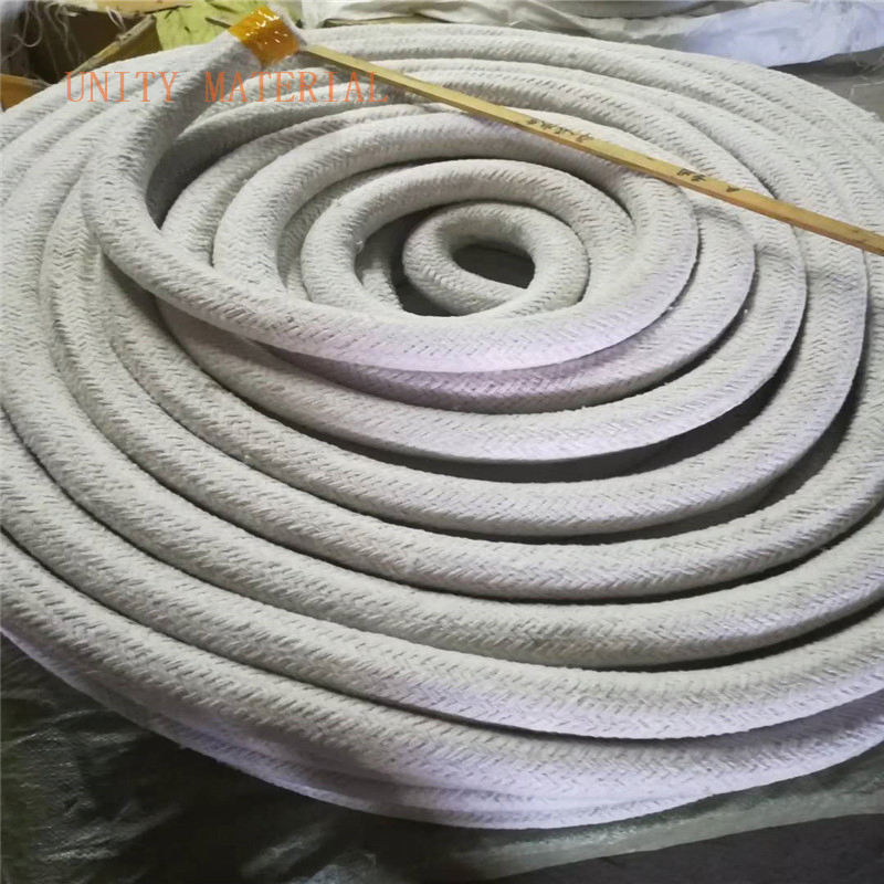 Good Price Manufacturer Line Insulation Fire Resistant Ceramic Fiber Twisted Grey White Fibre Rope
