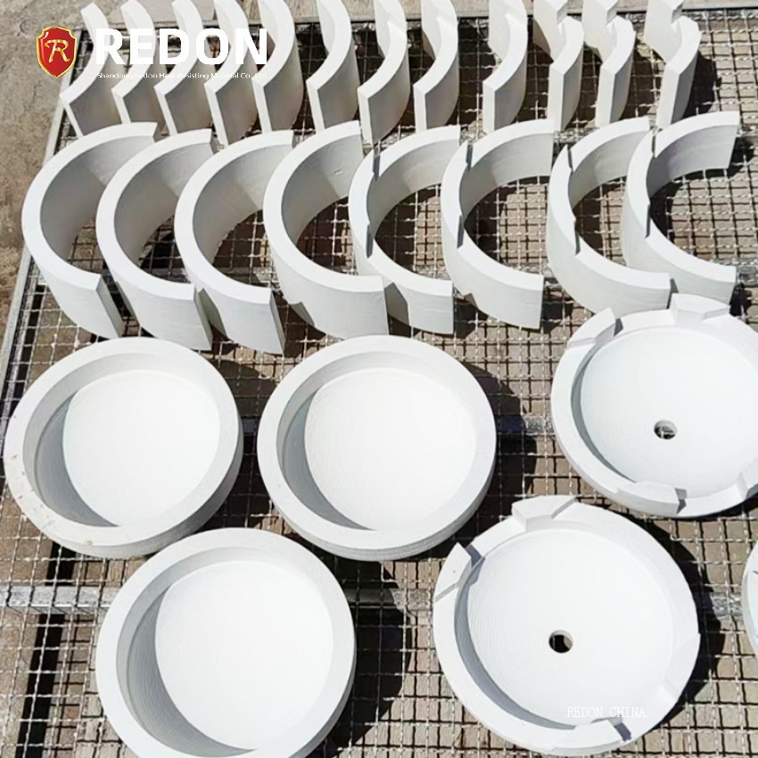 Special Shapes Ceramic Fiber China Aluminium Silicate Vacuum-Formed Profiled Parts for Insulation Furnace